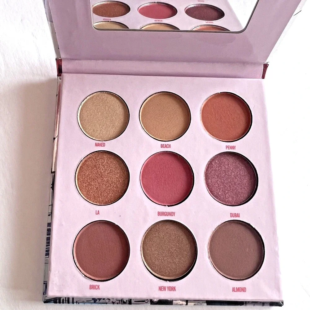 OKALAN FANCY EYESHADOW PRESSED POWDER THE BURGUNDY PALETTE BRAND‎ NEW